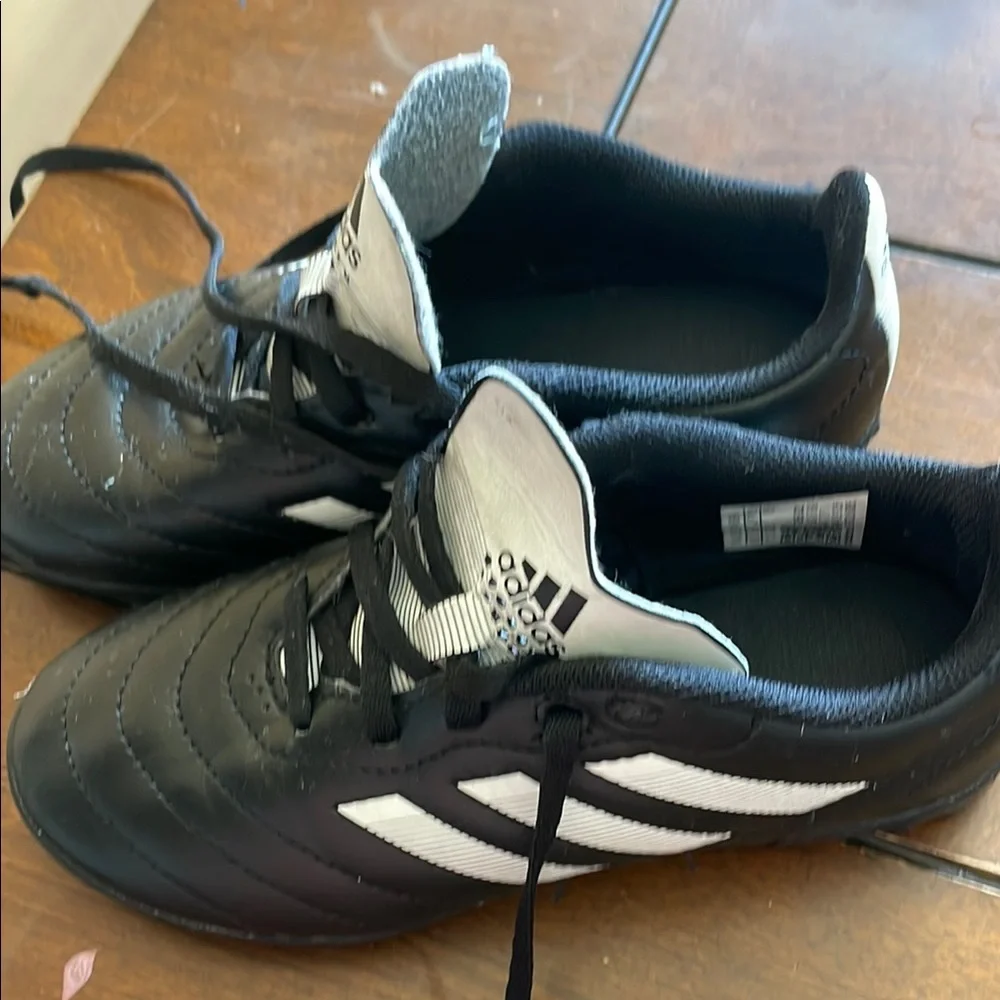 Adidas Kids indoor soccer cleats size 1Y
